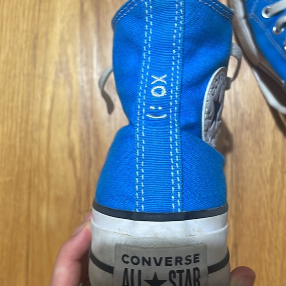 Bright Blue Platform Converse - Picture 3 of 5